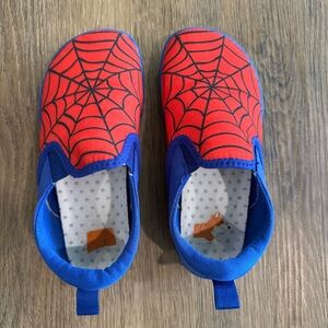 Barefoot kids 13, EU 31 Red and Blue Spider Web Shoes